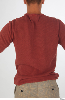 Nathaniel casual dressed red sweater upper body 0005.jpg